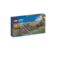 LEGO®, 60238, Weichen, LEGO® City, 35,3x19,1x6 cm, 8 Teile, 60238