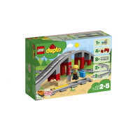 LEGO®, 10872, Eisenbahnbrücke und Schienen, LEGO® DUPLO®, 11,8x38,2x26,2 cm, 26 Teile, 10872