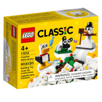 LEGO®, Kreativ-Bauset mit weißen Steinen, Classic, 11012
