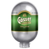 Gösser Zwickel hell Blade 8lt Fass