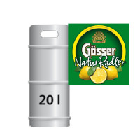 Gösser Naturradler Zitrone 20lt Fass