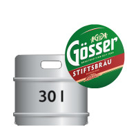 Gösser Stiftsbräu dunkel 30lt Fass