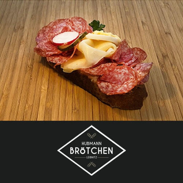 Salami Käse Brötchen