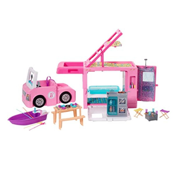 Barbie 3in1 Super Abenteuer Camper mir Zubehör