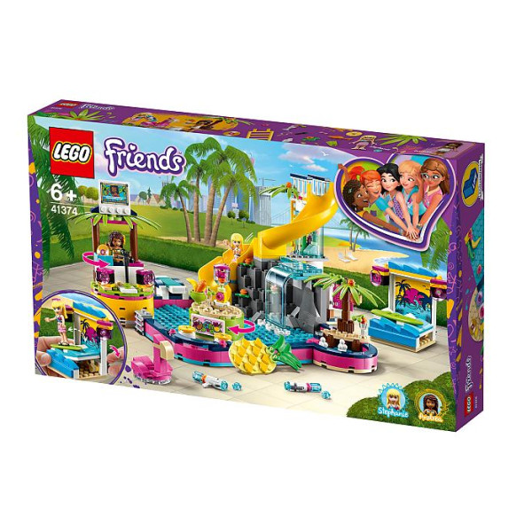 LEGO®, 41374, Andreas Pool-Party, LEGO® Friends