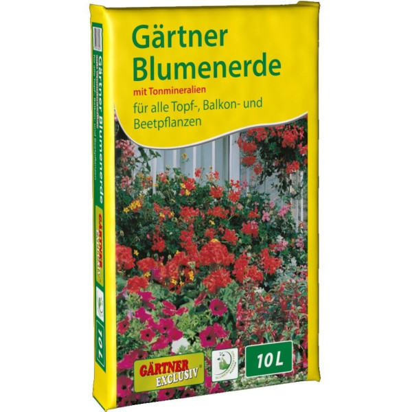 Blumenerde 10 Lt. Gärtner Exclusiv