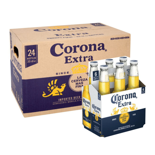 Mex. Bier Corona 0,33 lt EW x 24 Fl
