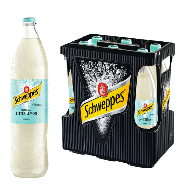 Schweppes Bitter Lemon lt x 6 Fl