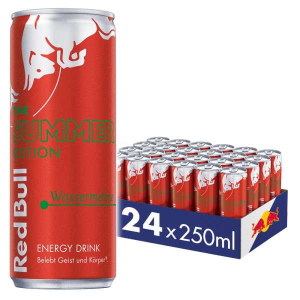 Red Bull Wassermelone 0,25 lt. x 24 Dosen