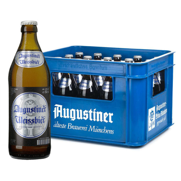 Augustiner Weisse hefetrüb 0,5 lt. x 20 Fl.