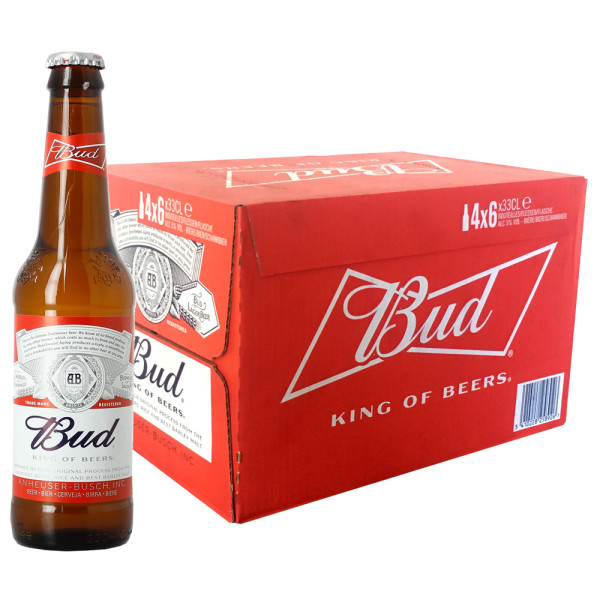 Bud Anheuser Busch 0,33 lt EW x 24 Fl