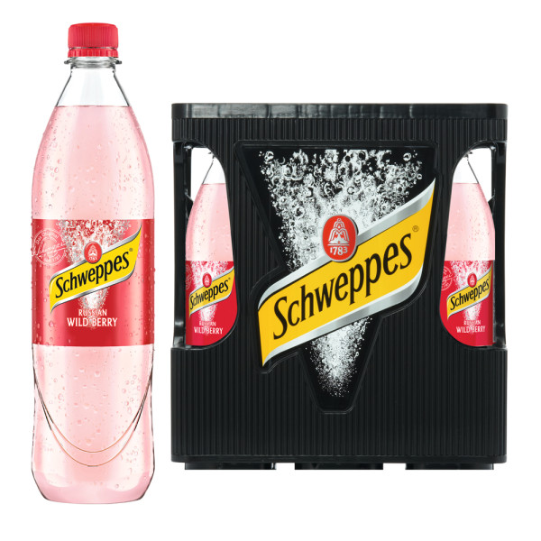 Schweppes Wildberry lt x 6 Fl