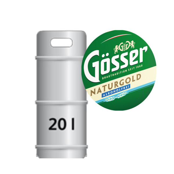 Gösser Naturgold DAVID 20lt Fass